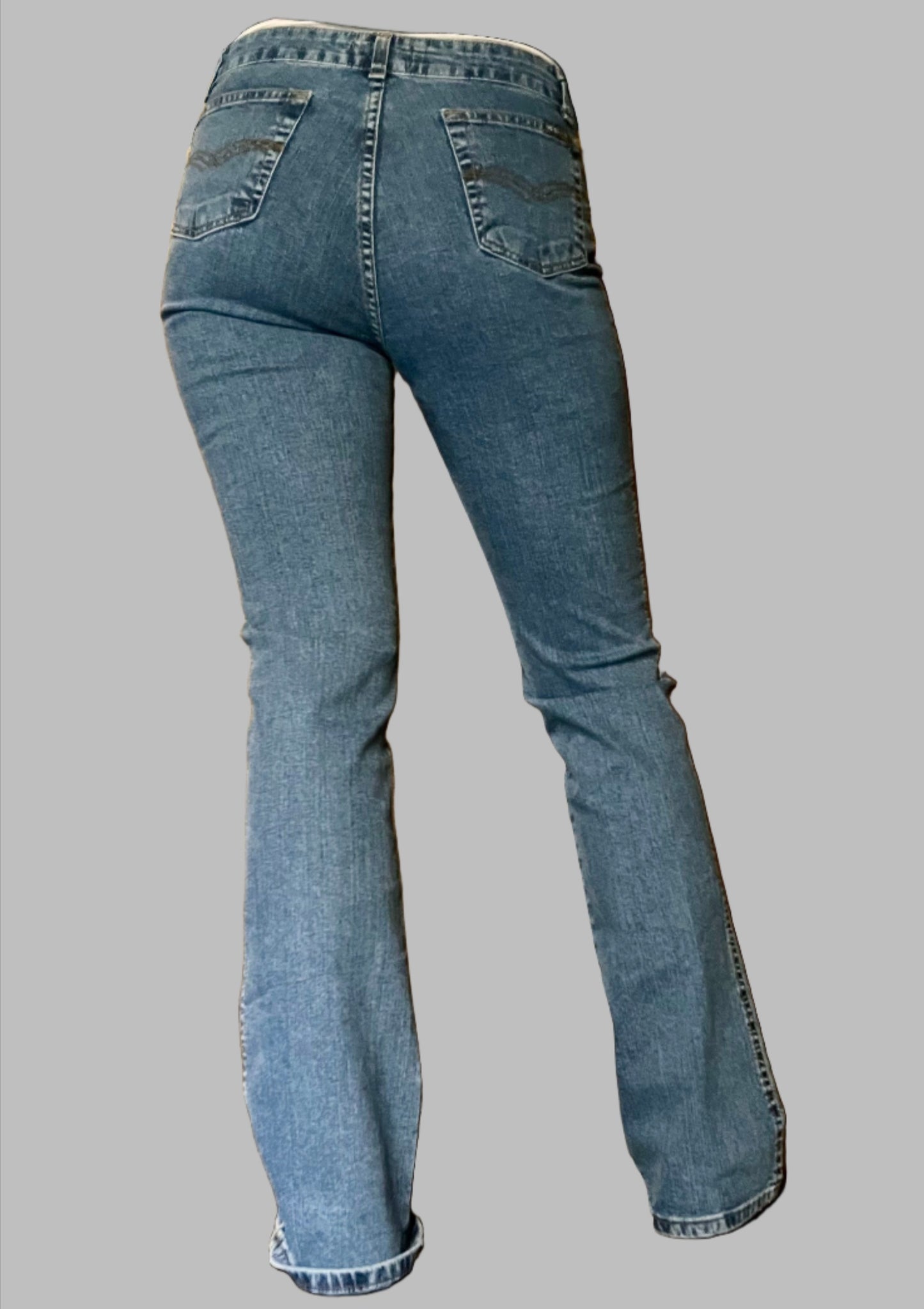 Vintage Onyx Y2K Denim Jeans Straight with front pockets